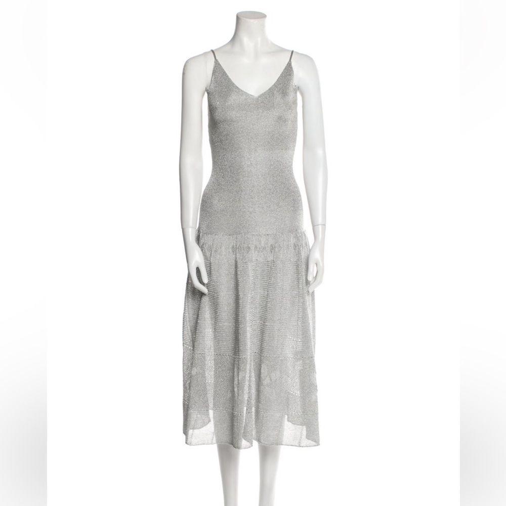 Paloma Wool Silver Maxi Dress